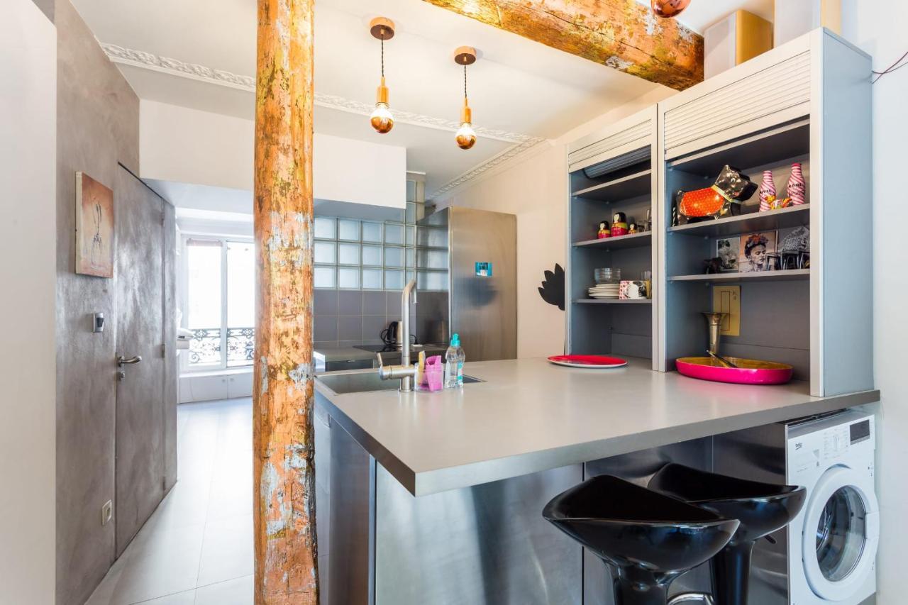 Charming Studio For 2 Near Republique Apartment Париж Екстериор снимка