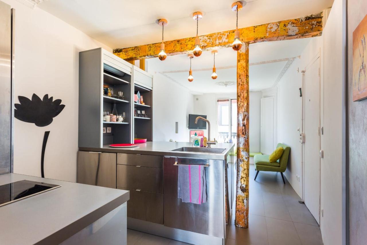 Charming Studio For 2 Near Republique Apartment Париж Екстериор снимка